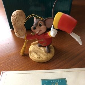 WDCC Timothy Mouse Ornament Friendship Offering Walt Disney's Dumbo COA & Box